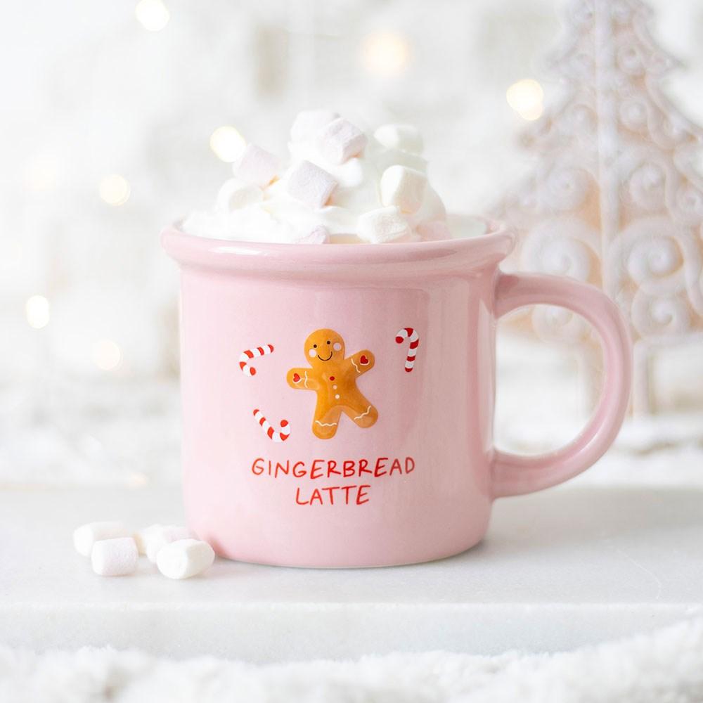 Gingerbread Ceramic Latte Mug