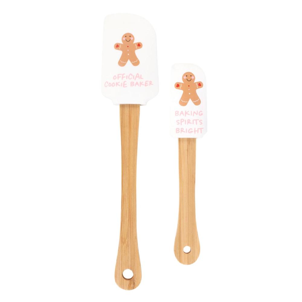 Gingerbread Man Silcone Spatuala Set