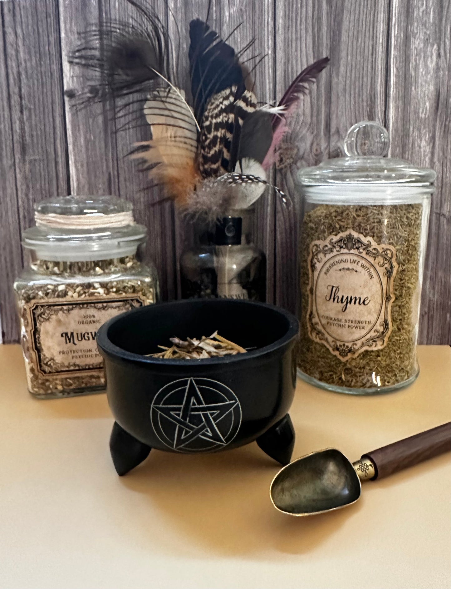 Cauldron - Soapstone - Pentacle
