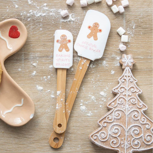 Gingerbread Man Silcone Spatuala Set