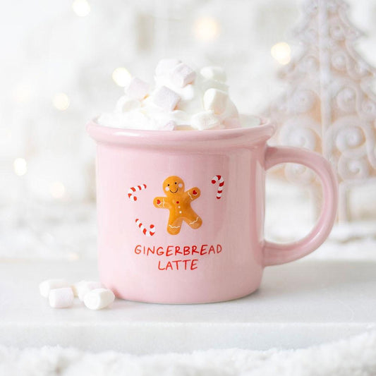 Gingerbread Ceramic Latte Mug