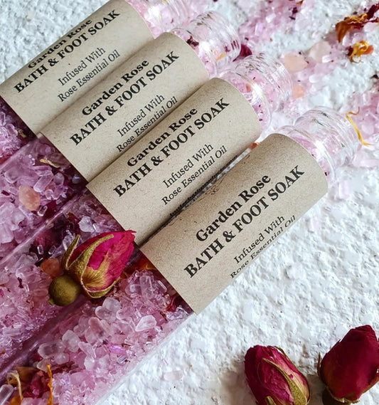 Garden Rose Bath & Foot Soak Test Tube
