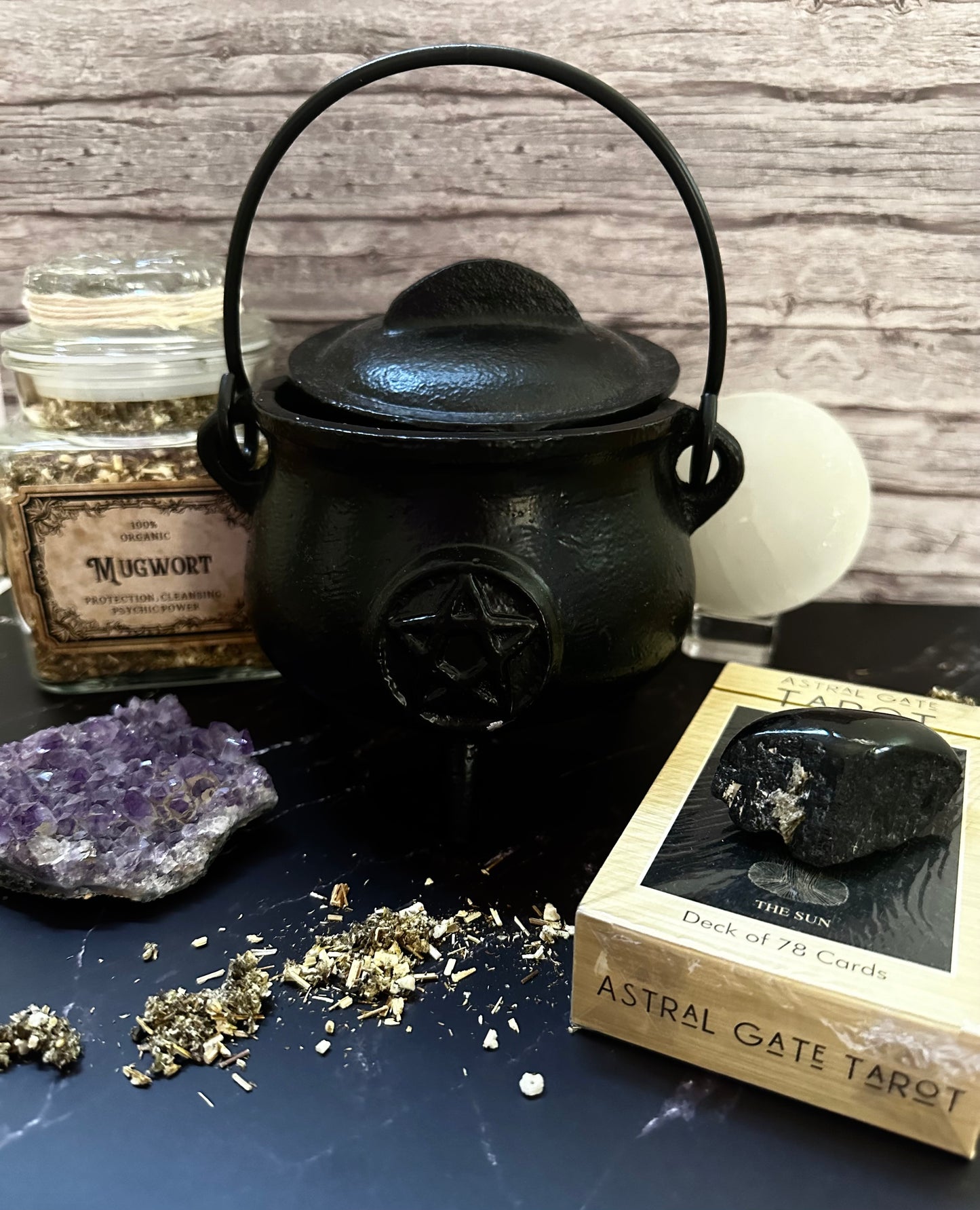 Cauldron - Aluminium Pentacle