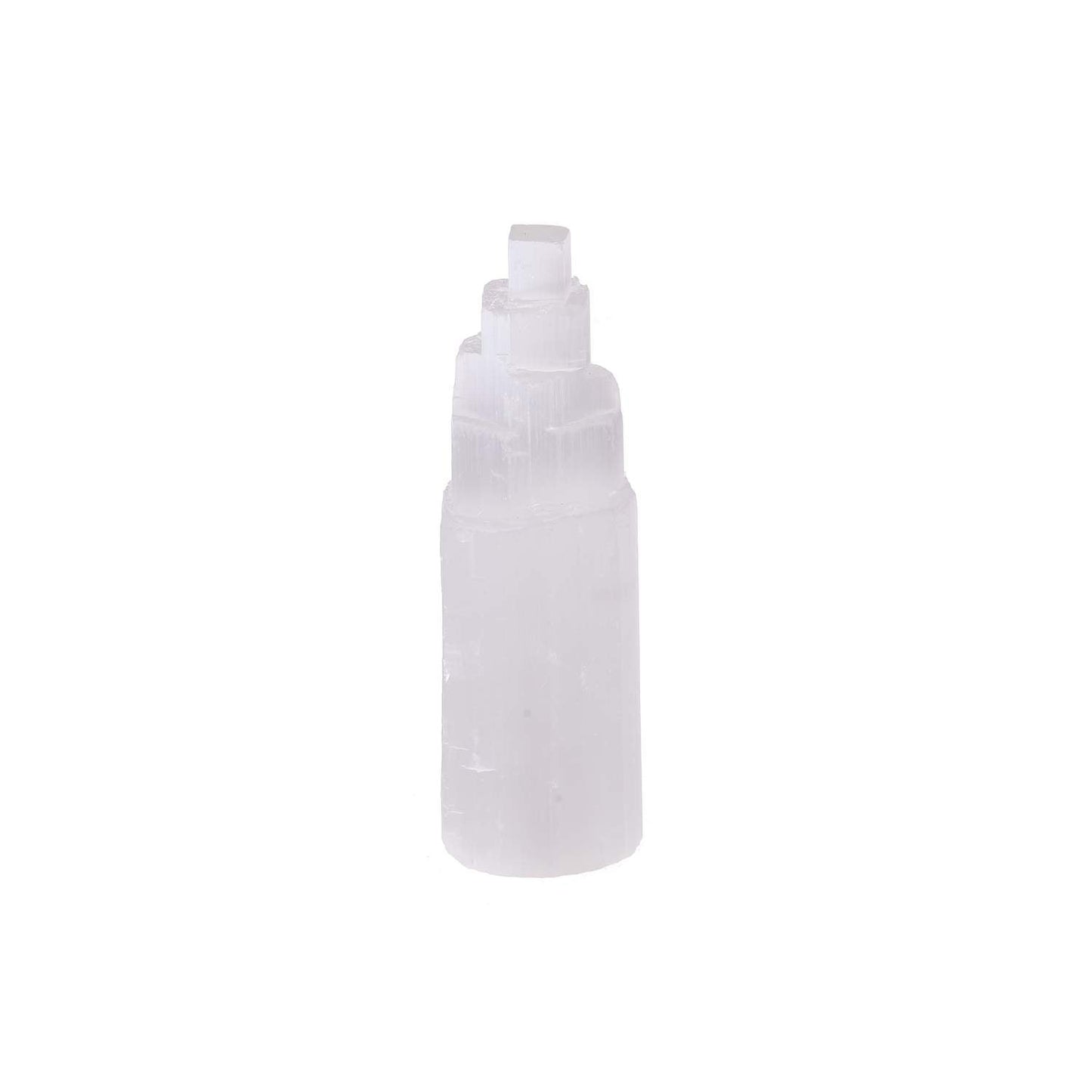 Raw Selenite Crystal Tower - 15cm