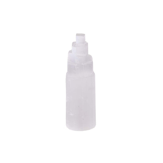 Raw Selenite Crystal Tower - 15cm
