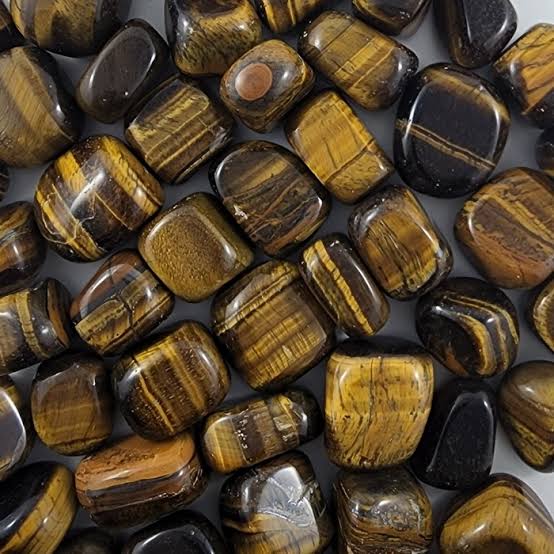 Tumbled Stone - Tigers Eye