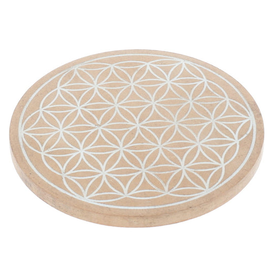 Wooden Grid Board - Flower of Life